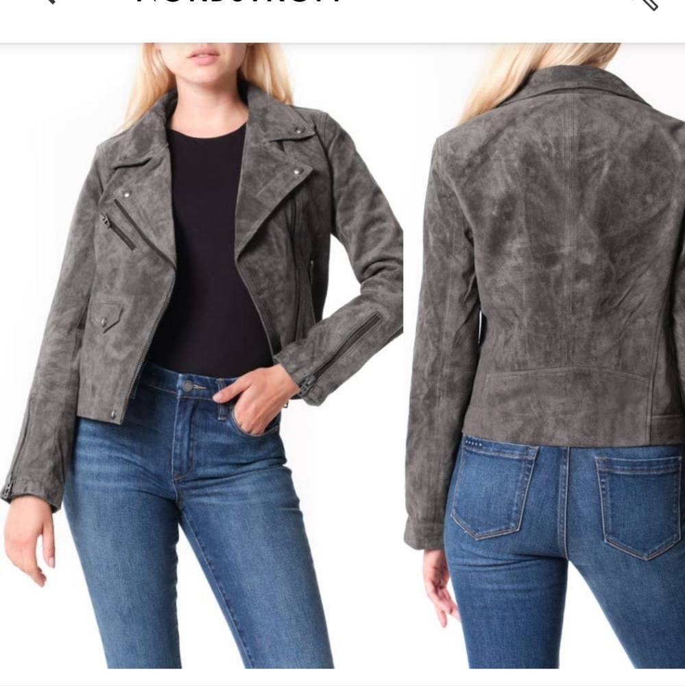 Vital Signs Suede Moto Jacket